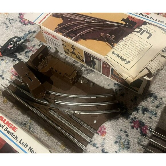 3 LIONEL Train Left Hand Remote Control Switch 6-5121 Gauge 027 W/Boxes -Nice! - Picture 5 of 6